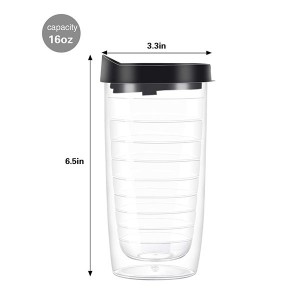 Charmlite New Insulated Tumbler for Both Hot and Cold Drinks 16 Ounce – BPA Free