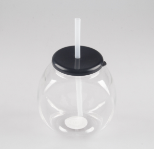 Fish Bowl Plastic Beverage Cup Cocktail Cup With Lid And Straw -FB021 1150ml