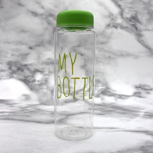 Amazon 500ML Custom Hot Sale Bpa Free Transparent Water My Bottle