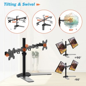 Hot-selling Dual Monitor Arm Monitor Mount Desk Mount