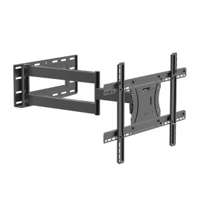 CE Certificate Cold Rolled Steel Full Motion Mount Flat Panel TV Wall Mount with 25kg (55lbs) Rated Load