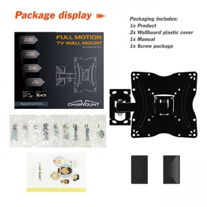 Fiksna konkurenčna cena, narejeno na Kitajskem, 24 mm fiksni električni stenski nosilec za TV na steno (CT-PLB-EX404)