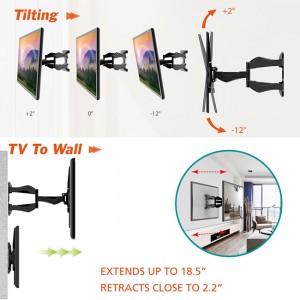 Īpaša stila izvelkamais TV sienas stiprinājums