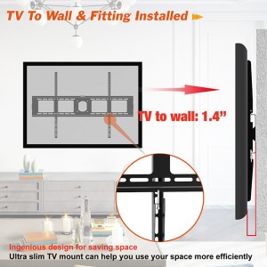 Hollow Out Extended Ultra Slim Tv Bracket