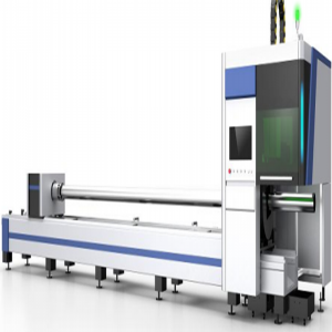 Máy cắt laser chế tạo ống / ống kim loại tốc độ cao giảm thiểu lãng phí may