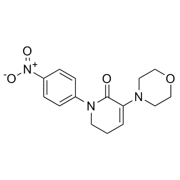 3-Morfolino-1-(4-nitrofenil)-5,6-dihidropiridin-2(1H)-ona Imaxe destacada