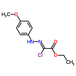 Ácido acético, 2-cloro-2-[2-(4-metoxifenil)hidrazinilideno], éster etílico Imaxe destacada