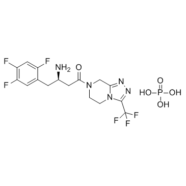 Chemická zlúčenina sitagliptín fosfát