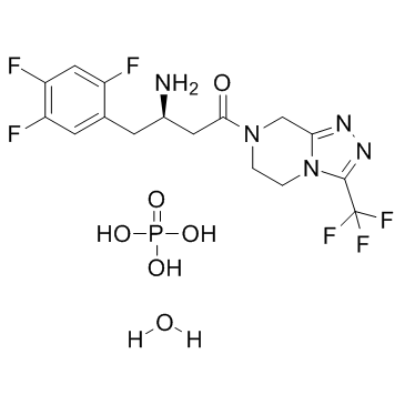 Sitagliptin Phosphate Monohydrate CAS 654671-77-9 Imej Pilihan