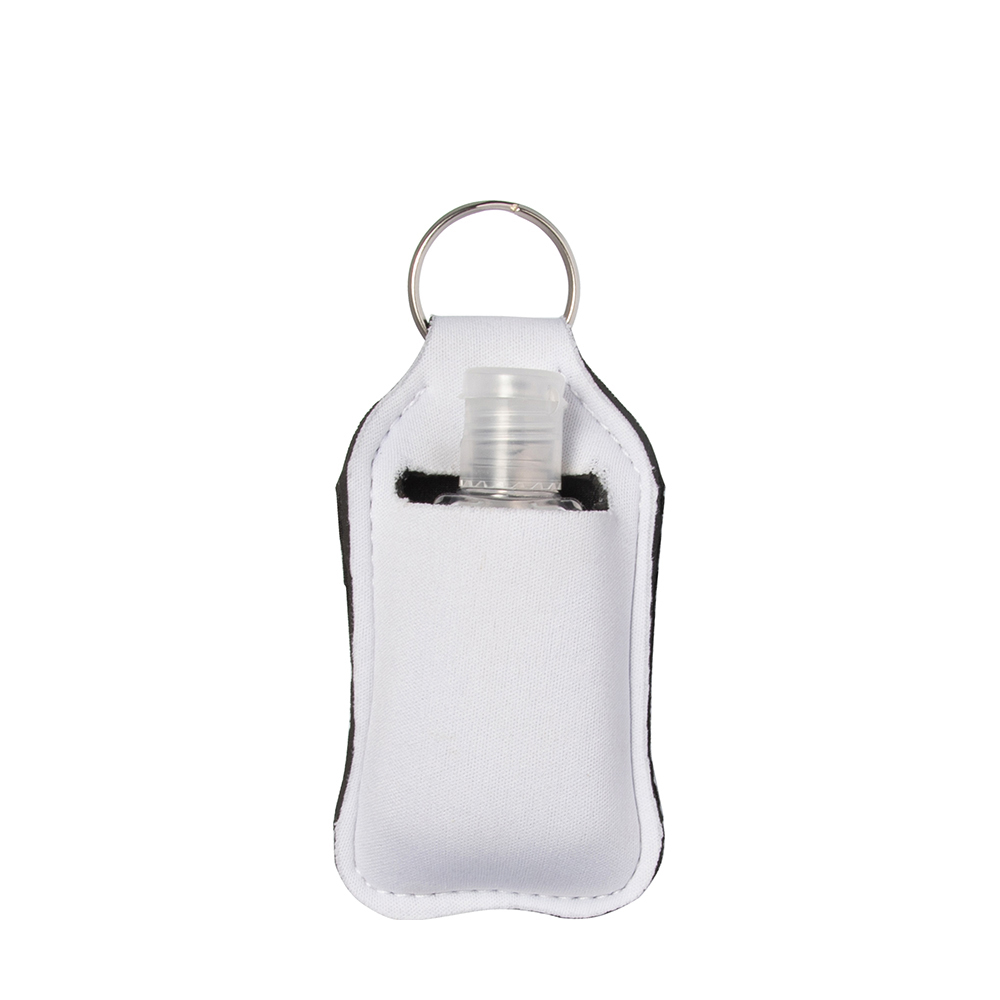 Sublimation Printing Blanks No Touch Key Rings Hand Sanitizer 30ml Bottle Holder