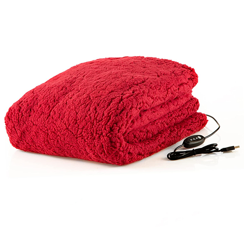 Vilnos šildomoji antklodė, naudojama šaltu oru