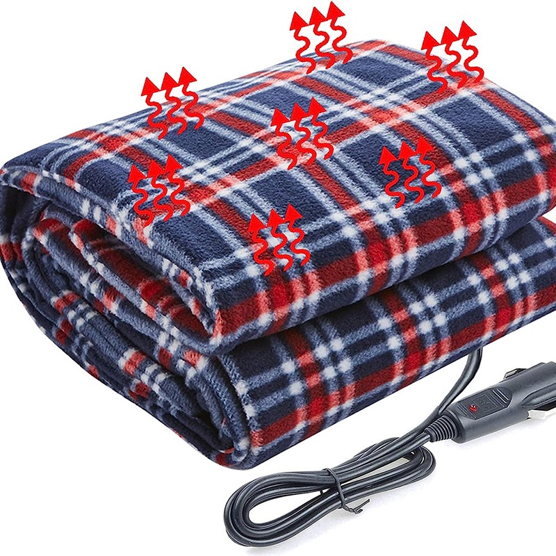 Алтернативно отопляемо одеяло с дълъг захранващ кабел