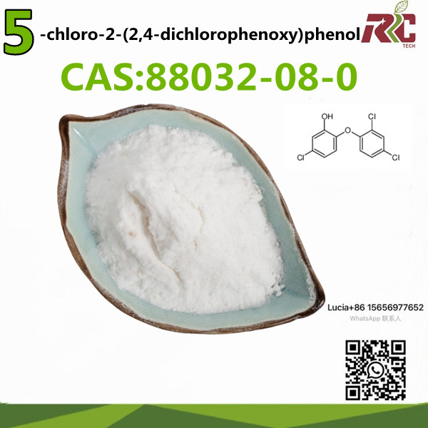 Imiti myiza ya mikorobe 5-chloro-2- (2,4-dichlorophenoxy) fenol CAS.88032-08-0