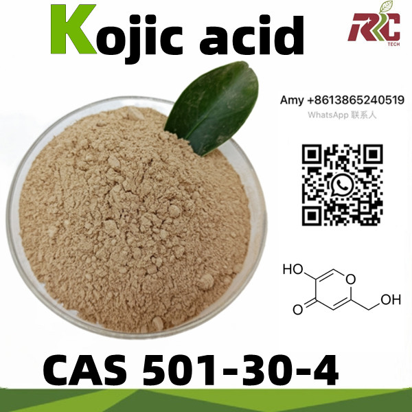 Polvo de ácido kójico para blanquear la piel CAS 501-30-4
