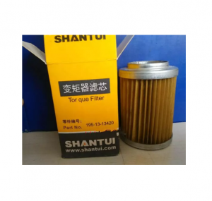 Филтер за конвертор на вртежен момент на резервни делови Shantui Bulldozer SD32 195-13-13420