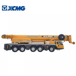 Ыстық сатылымдағы модель XCMG XCA220 барлық жердегі кран 220 тонна тракторлық кран жүк көлігіне орнатылған кран