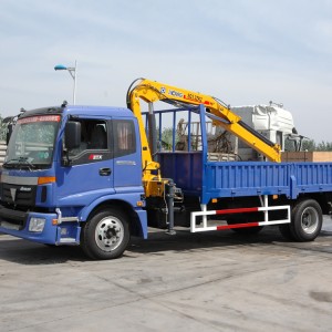 Sìona XCMG SQ3.2ZK2 3 tonna Truck Articulated Boom Crane airson a reic