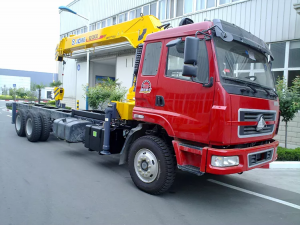 Új XCMG SQ4SK2Q 10TM 4 tonnás teherautóra szerelhető teleszkópos gémes daru a legalacsonyabb áron