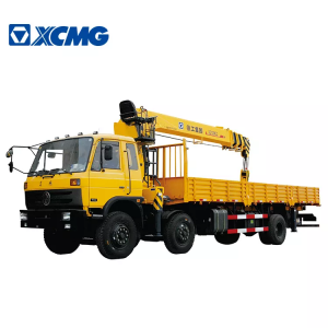 12 matani Crane Truck XCMG SQ12SK3Q Flatbed Crane Truck Yogulitsa