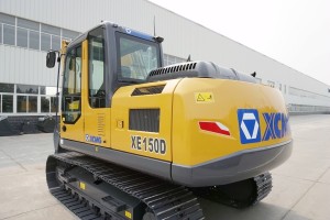 Tiek pārdots XCMG XE150D kāpurķēžu ekskavators 15 tonnu vidēja izmēra ekskavators