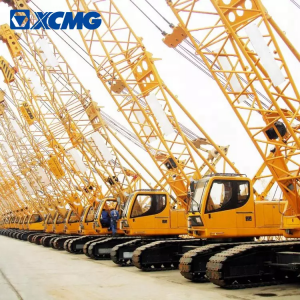 XCMG 52m Boom Mobile Crawler Crane XGC55 50 Ton Kapasitas Angkat Crane