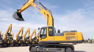 Hydraulic Excavator 37t Excavator XCMG XE370CA ကို 1.6M3 ပုံးဖြင့် ထုတ်လုပ်သည်