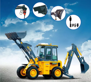 Hot 4 Wheels Driving Small Backhoe Loader XCMG WZ30-25 For Sale