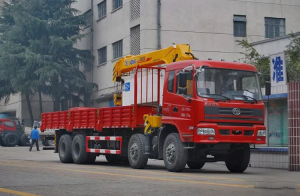 XCMG SQ8SK3Q-II truck bed crane hoist 8 tonelada nga Telescopic Boom Crane