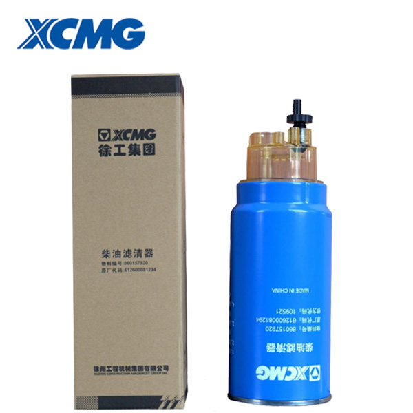 XCMG kabayang loader suku cadang filter minyak 860141500 JX0810G-J0300G Diulas Gambar