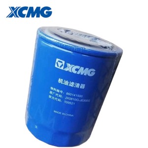 XCMG radoŝargilo rezervaj oleofiltrilo 860141500 JX0810G-J0300G