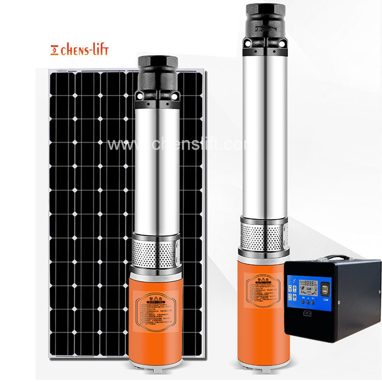 bomba de auga solar para pozo profundo prezo do sistema de bomba de auga solar para a agricultura bomba sumerxible solar con panel completo Imaxe destacada