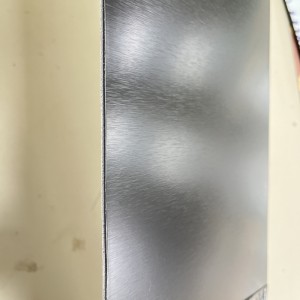 placa de aluminio cepillado