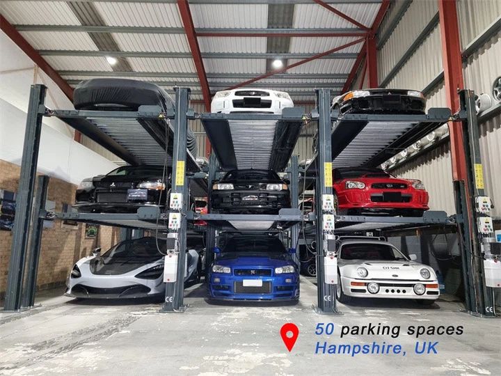 51 tempat parkir mobil di Hampshire, Inggris