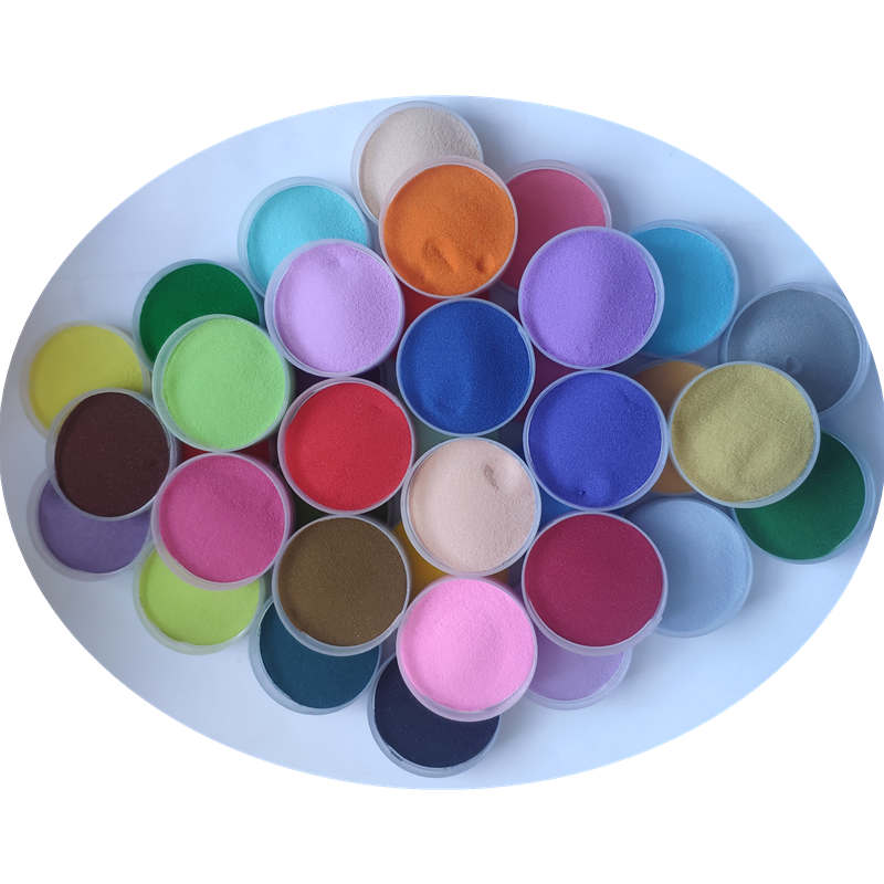 66 Colors 80-120 Mesh Dyed Colored Sand children's DIY Sand Painting Wishing Bottle Decorative Colored Sand