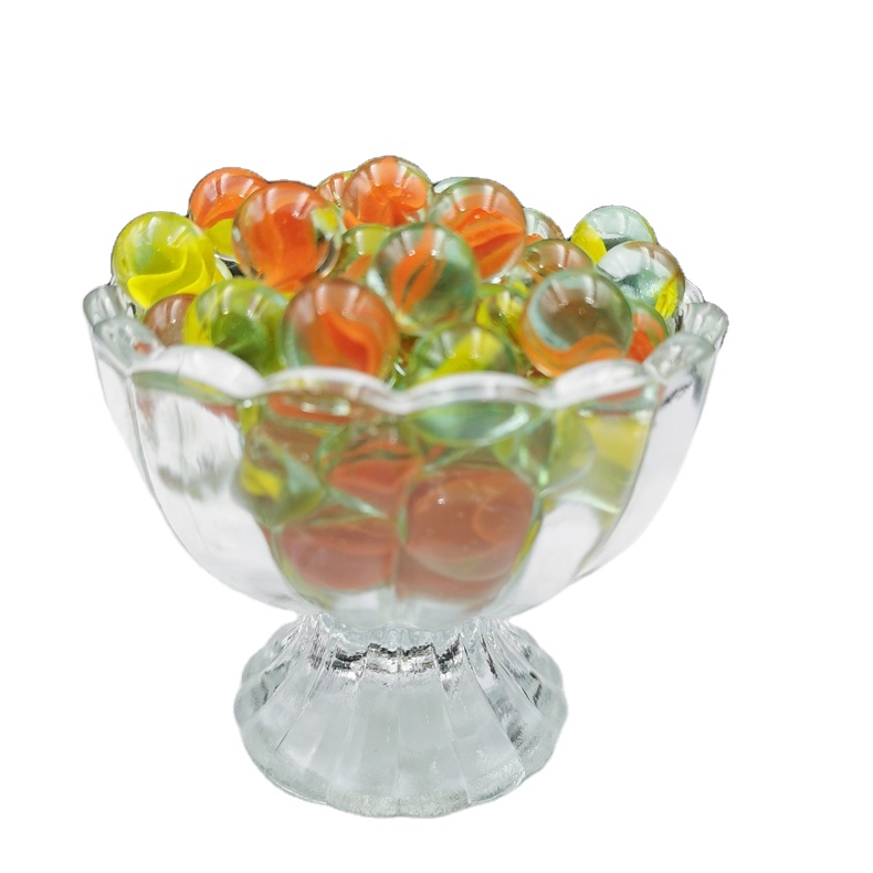 glass pearl beads round boxed glass ball 2022 trendy color combination glass ball