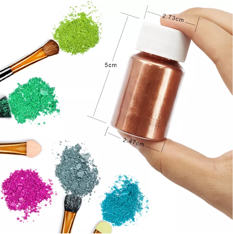 Luxury Cosmetic Recolored Mica Pearl Sparkling Pigment Epoxy Resin Color Pigment Mica Powder