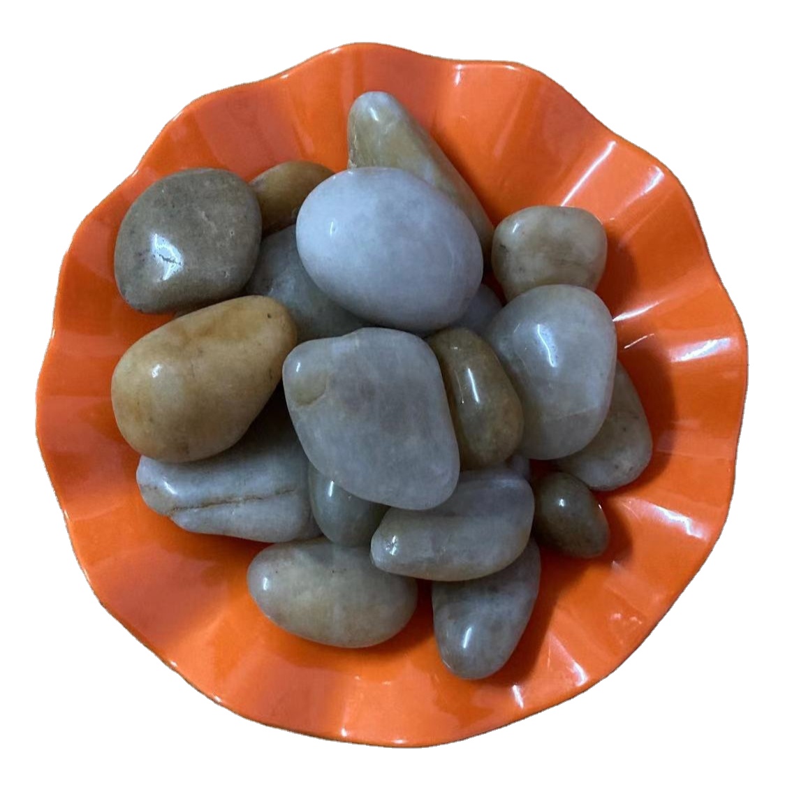 Best price colored pebble stone for sale