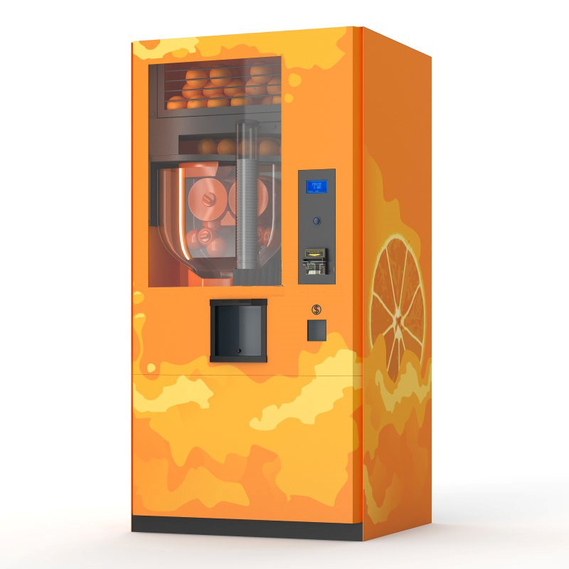 Networking of self-service orange juice vending machines