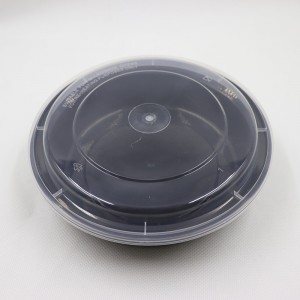Round Compartment Lunch Box Food Container for Food Taking away