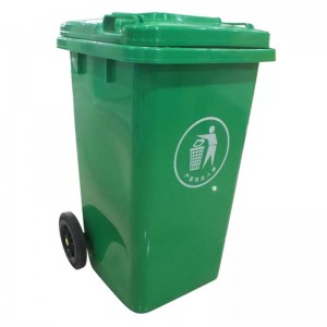120L Plastic Outdoor Garbage Cans for Recycling Rubbish