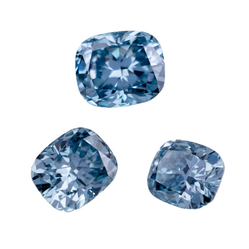 0,1ct – 3ct Μπλε χρωματιστά διαμάντια εργαστηριακής καλλιέργειας τιμή cvd