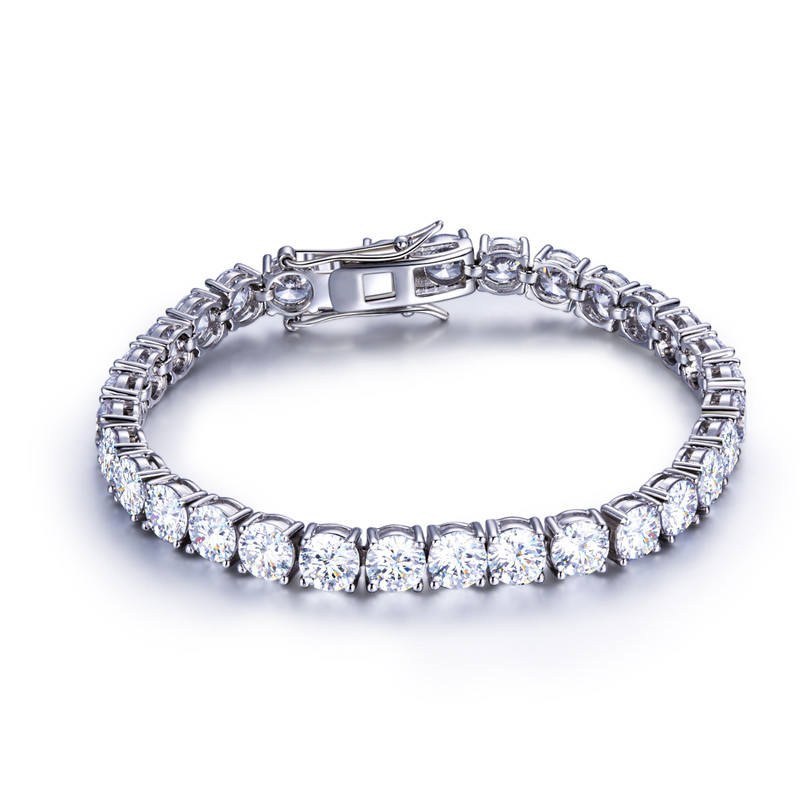 آزمایشگاه عمده فروش دستبند تنیس الماس VS1-VS2 Clarity را ایجاد کرد