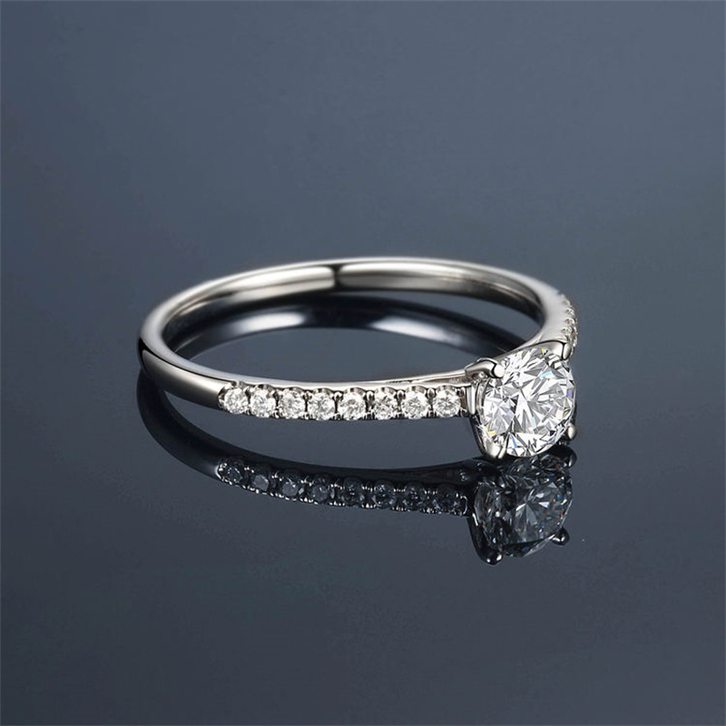 VS VVS lab kustom tumbuh cincin pertunangan berlian Murah