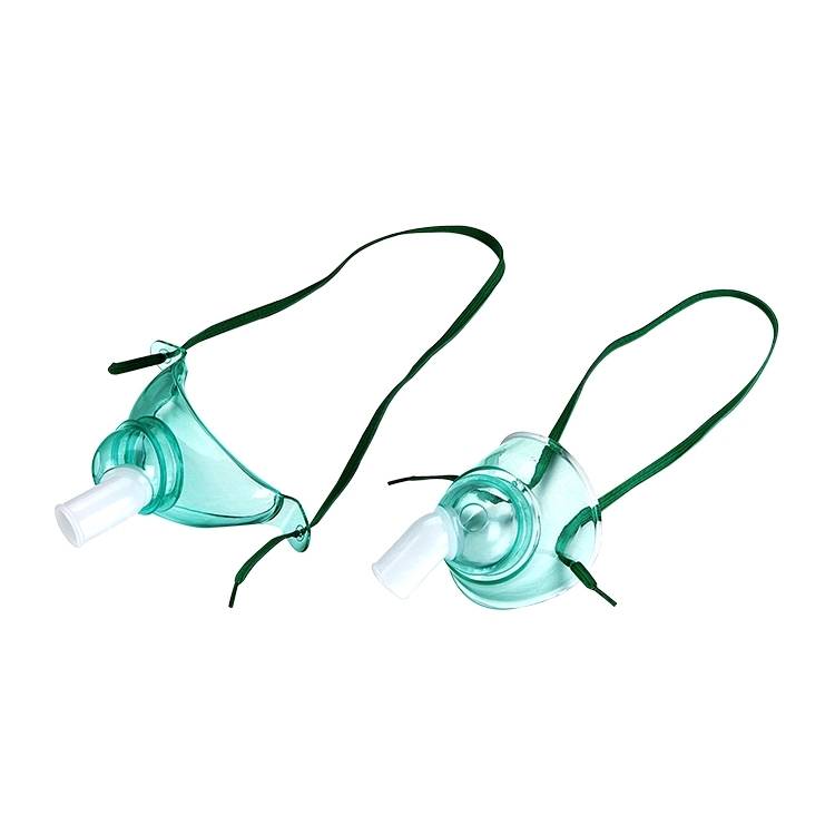 DEHP pulsuz rahat toxunma traxeostomiya oksigen maskası 360 fırlanma konnektoru ilə Traxeostomiya maskası