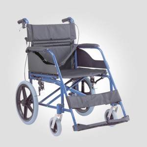 Kwalità Għolja NylonCushion Lightweight Aluminum Wheelchair