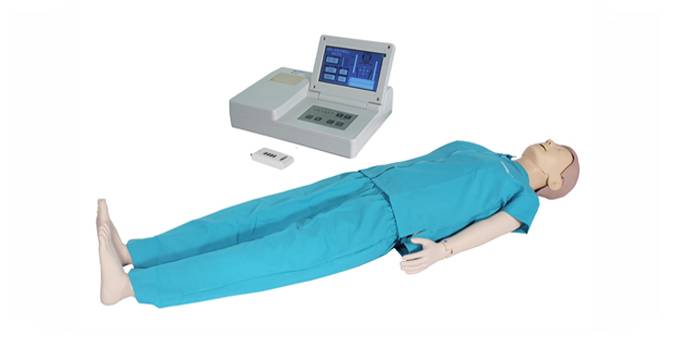 ಅಡ್ವಾನ್ಸ್ CPR ತರಬೇತಿ ಮನಿಕಿನ್ -LCD ಡಿಸ್ಪ್ಲೇ KM-TM102