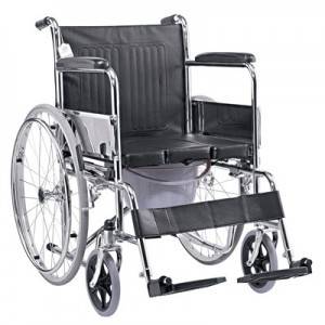 Grundläggande design Högkvalitativ rullstol i stål för patient och äldre