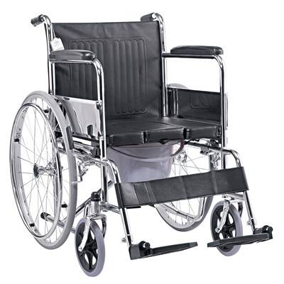 Disseny bàsic Cadira de rodes d'acer per a pacients i gent gran d'alta qualitat