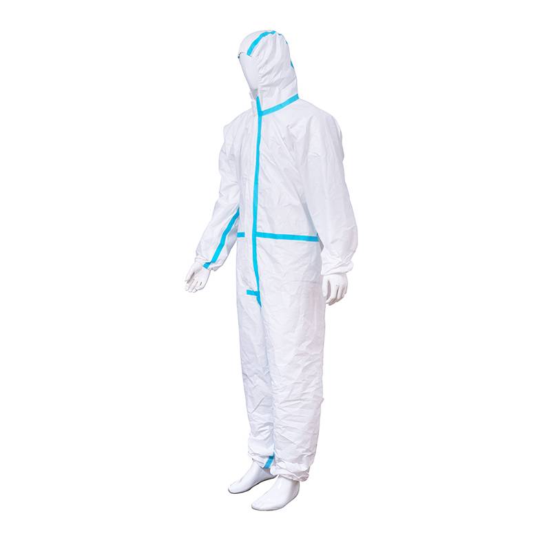אנטי וירוס חד פעמי סטרילי מתכלה בידוד בטיחות חליפת בטיחות סרבל מגן בית חולים עבור PPE