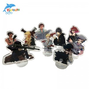 High Quality Stock Cartoon Characters Clear Custom Acrylic Stand Animation Stands